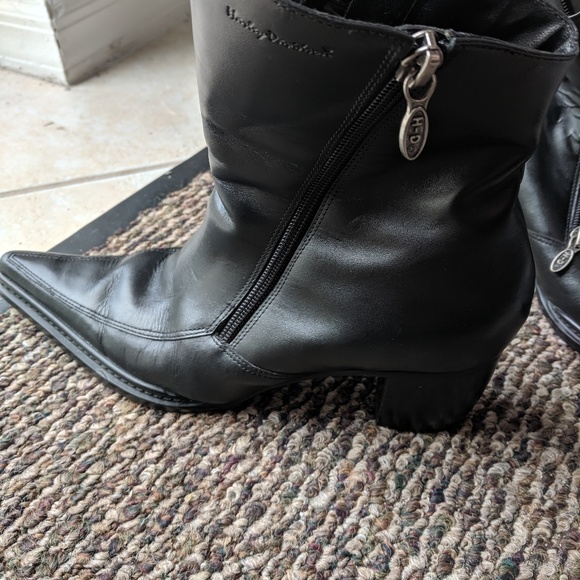 Harley Davidson Leather women's boots black - Picture 6 of 6